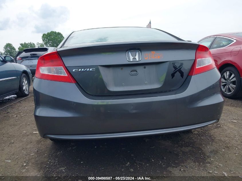 2012 Honda Civic Lx VIN: 2HGFG3B56CH557383 Lot: 39498587