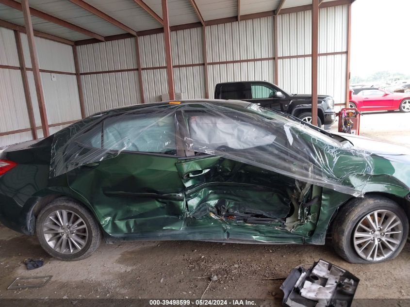 2015 Toyota Corolla Le Plus VIN: 2T1BURHE8FC437521 Lot: 39498599