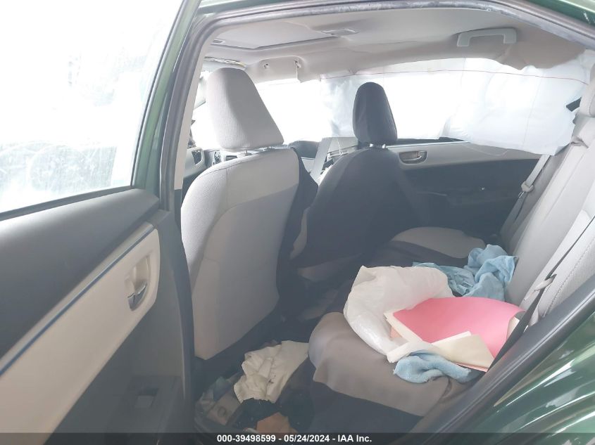 2015 Toyota Corolla Le Plus VIN: 2T1BURHE8FC437521 Lot: 39498599