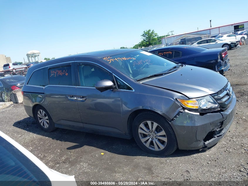 2016 Honda Odyssey Ex-L VIN: 5FNRL5H67GB083703 Lot: 39498606