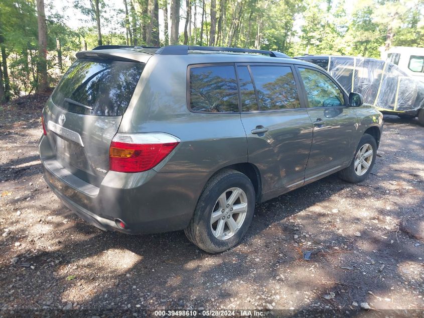 2010 Toyota Highlander Base V6 VIN: 5TDBK3EHXAS024694 Lot: 39498610