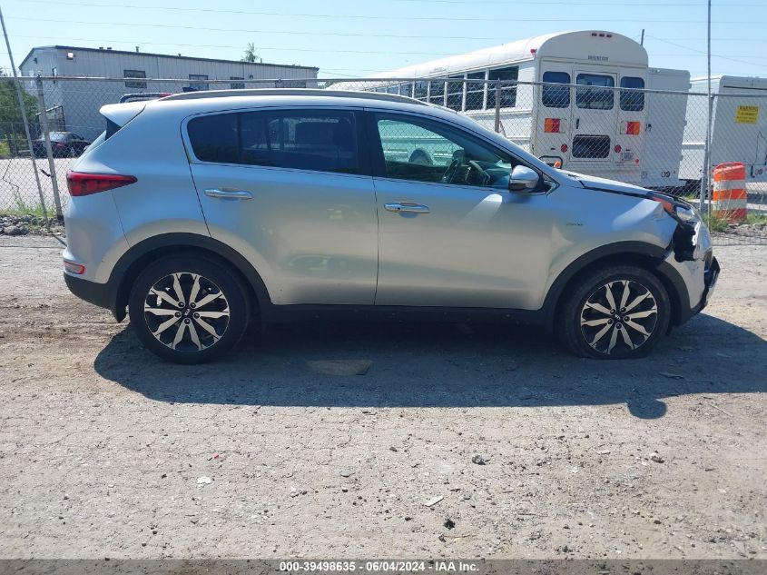 2017 Kia Sportage Ex VIN: KNDPNCACXH7293919 Lot: 39498635