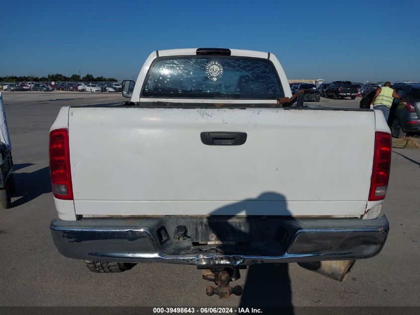 2006 Dodge Ram 2500 Slt/Trx4 Off Road/Sport/Power Wagon VIN: 3D7KS28CX6G252314 Lot: 39498643