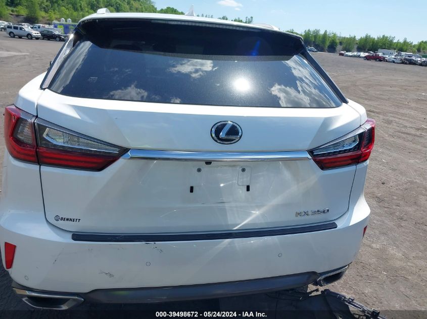 2017 Lexus Rx 350 VIN: JTJBZMCA8H2025686 Lot: 39498672