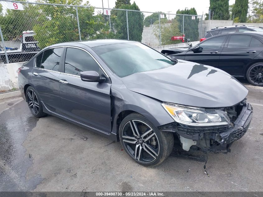 2016 Honda Accord Sport VIN: 1HGCR2F56GA169088 Lot: 39498730