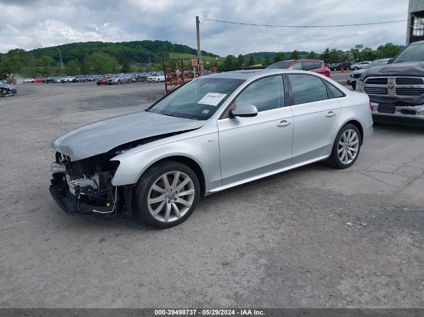 2014 Audi A4 2.0T Premium VIN: WAUBFAFL1EA076386 Lot: 39498737