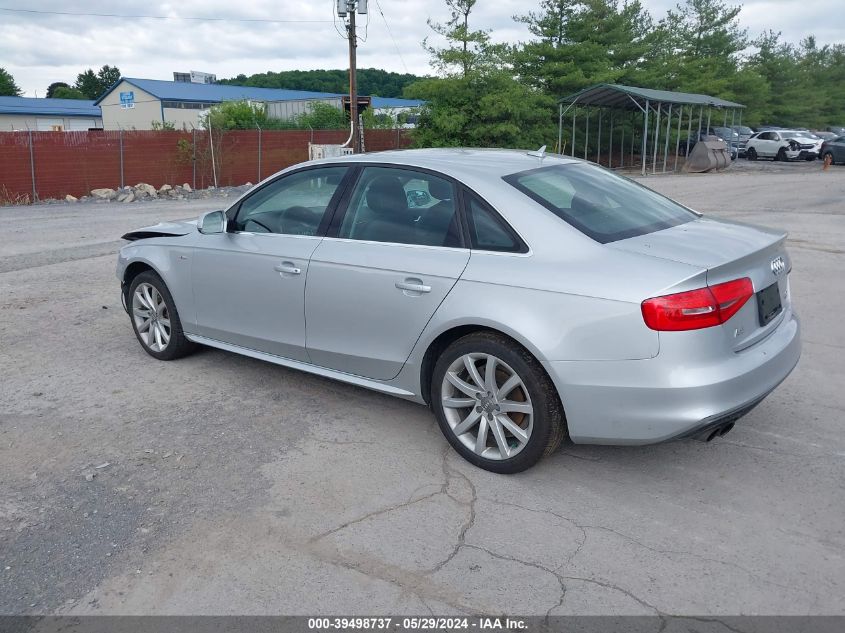 2014 Audi A4 2.0T Premium VIN: WAUBFAFL1EA076386 Lot: 39498737