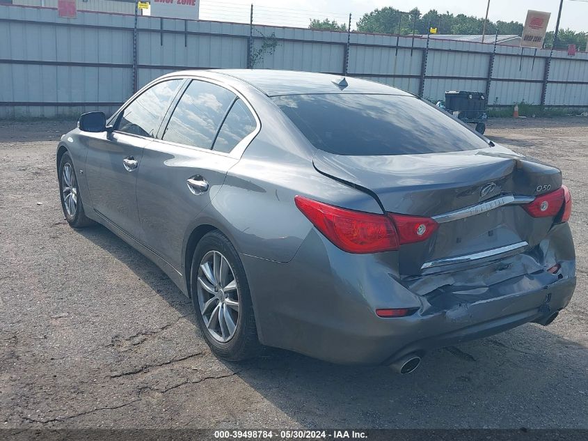 2014 Infiniti Q50 Premium VIN: JN1BV7AP8EM671515 Lot: 40772776