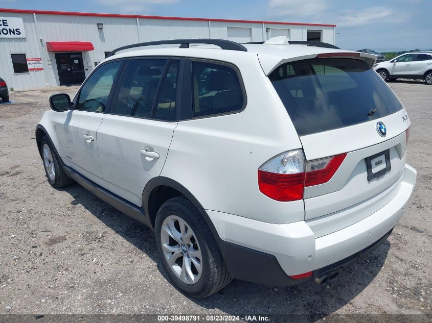 2010 BMW X3 xDrive30I VIN: WBXPC9C42AWJ32171 Lot: 39498791