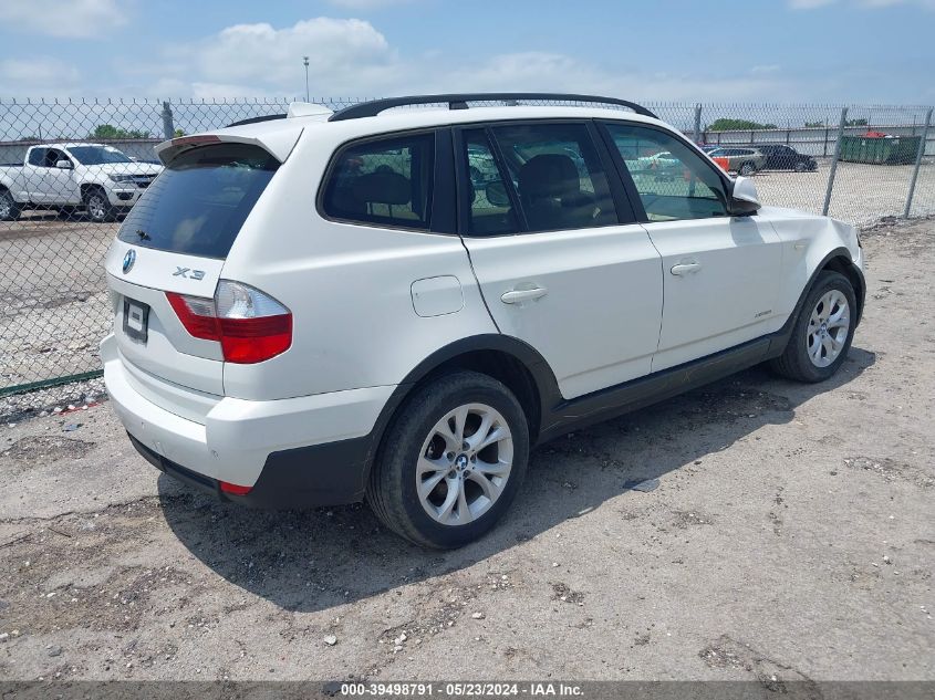 2010 BMW X3 xDrive30I VIN: WBXPC9C42AWJ32171 Lot: 39498791