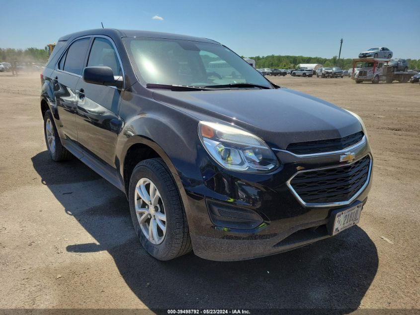 2017 Chevrolet Equinox Ls VIN: 2GNFLEEK2H6336137 Lot: 39498792