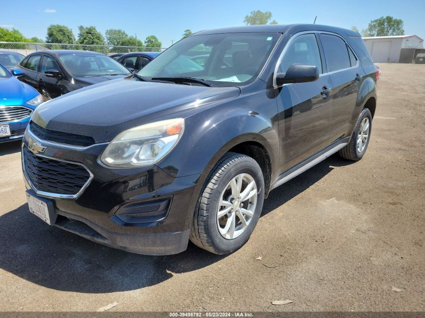 2017 Chevrolet Equinox Ls VIN: 2GNFLEEK2H6336137 Lot: 39498792