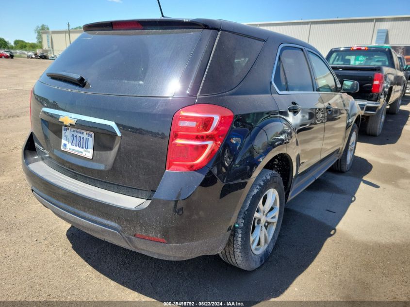 2017 Chevrolet Equinox Ls VIN: 2GNFLEEK2H6336137 Lot: 39498792