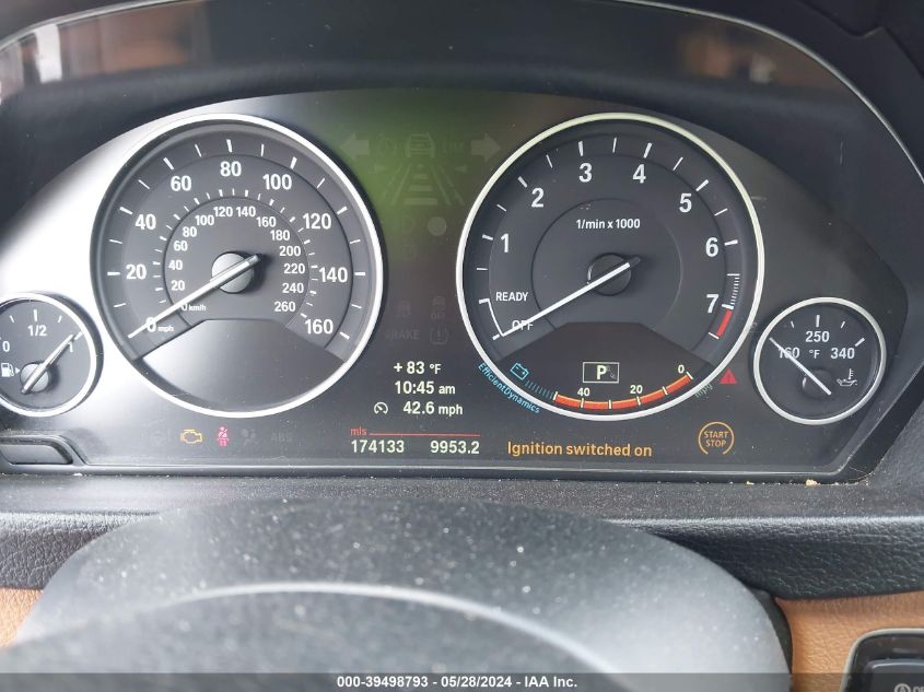 2013 BMW 328I VIN: WBA3A5C53DF358529 Lot: 39498793