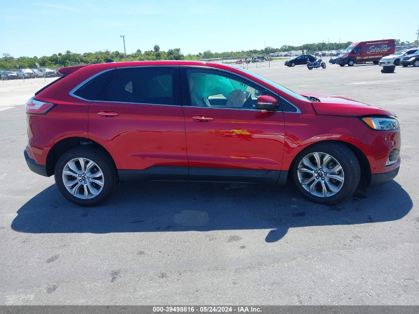 2020 Ford Edge Titanium VIN: 2FMPK3K92LBB54942 Lot: 39498816