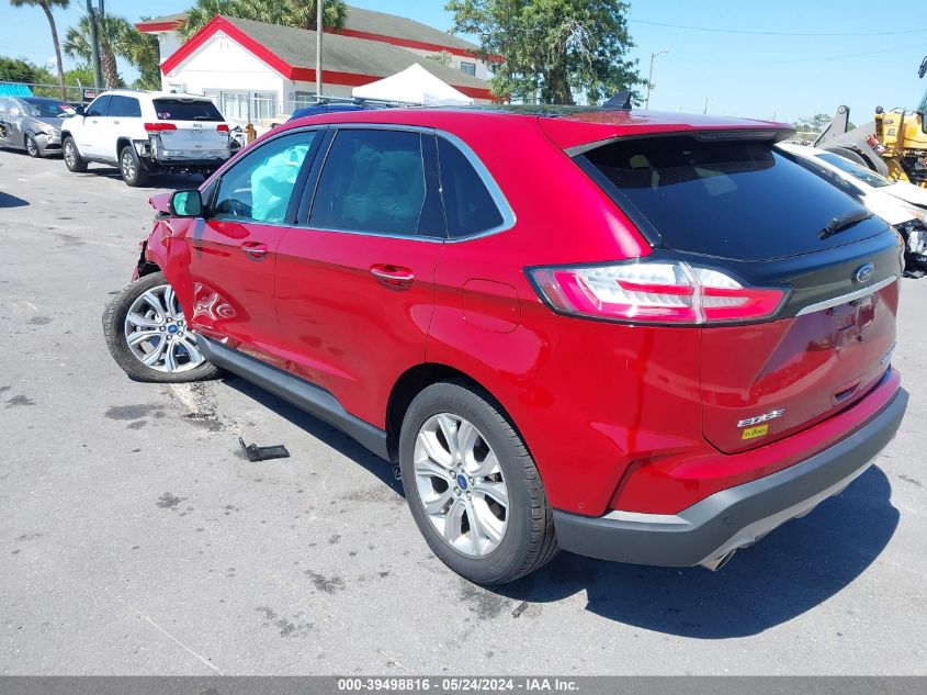 2020 Ford Edge Titanium VIN: 2FMPK3K92LBB54942 Lot: 39498816