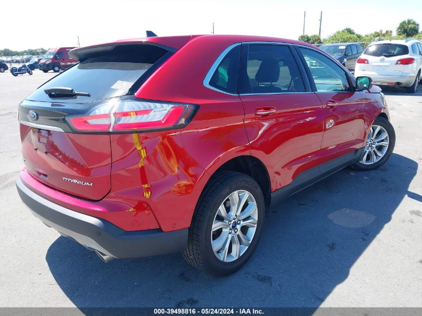 2020 Ford Edge Titanium VIN: 2FMPK3K92LBB54942 Lot: 39498816