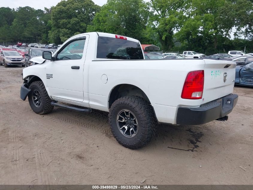 2021 Ram 1500 Classic Tradesman Regular Cab 4X4 6'4 Box VIN: 3C6JR7AT1MG704678 Lot: 39498829