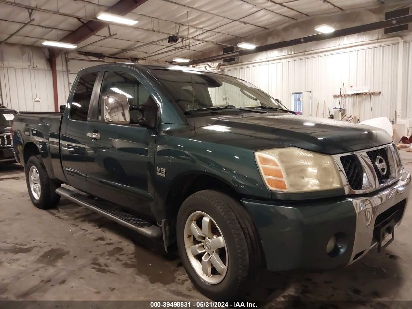 2004 Nissan Titan Le VIN: 1N6AA06A44N525814 Lot: 39498831