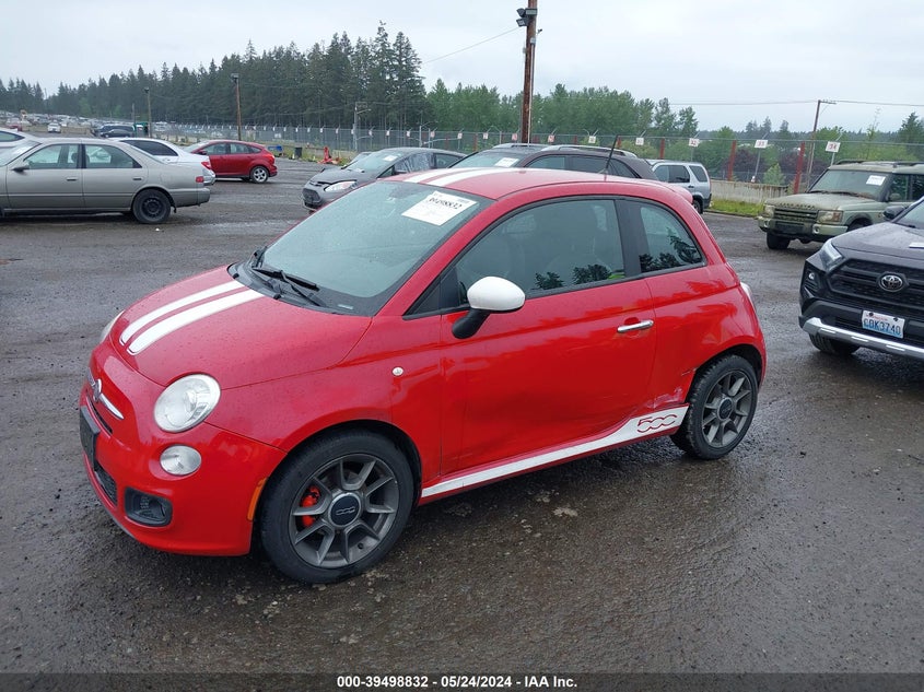 2012 Fiat 500 Sport VIN: 3C3CFFBR9CT126427 Lot: 39498832