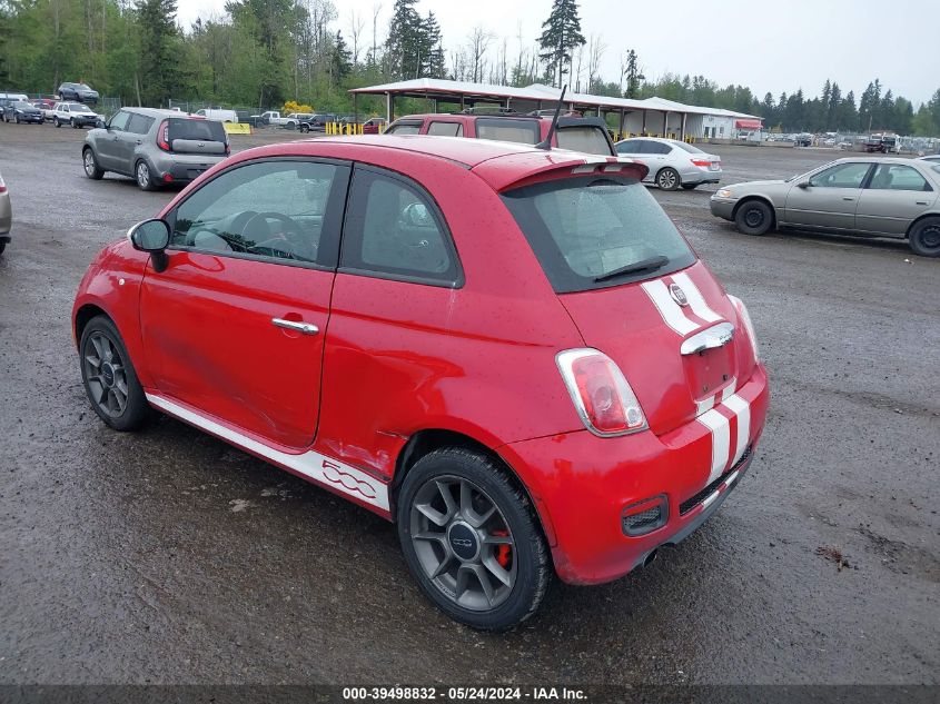 2012 Fiat 500 Sport VIN: 3C3CFFBR9CT126427 Lot: 39498832