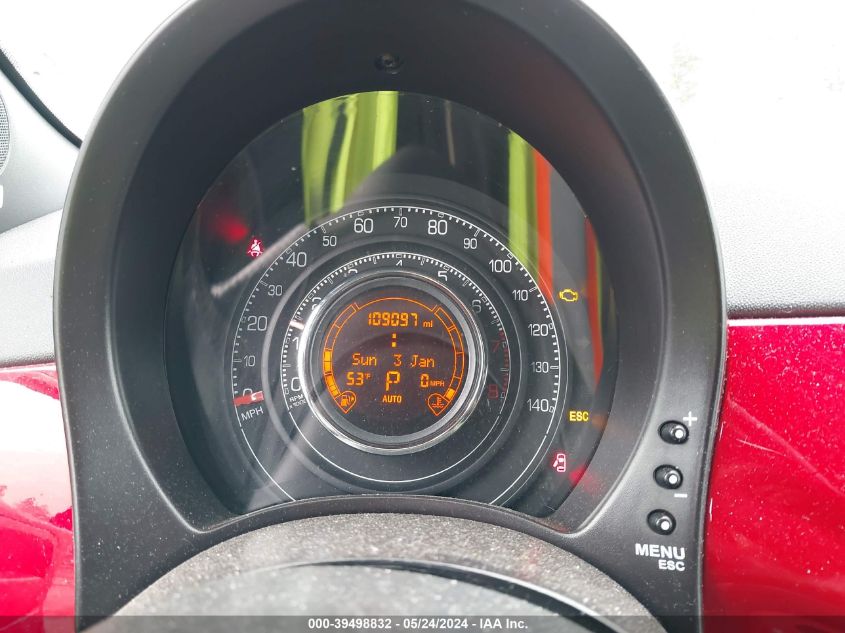 2012 Fiat 500 Sport VIN: 3C3CFFBR9CT126427 Lot: 39498832