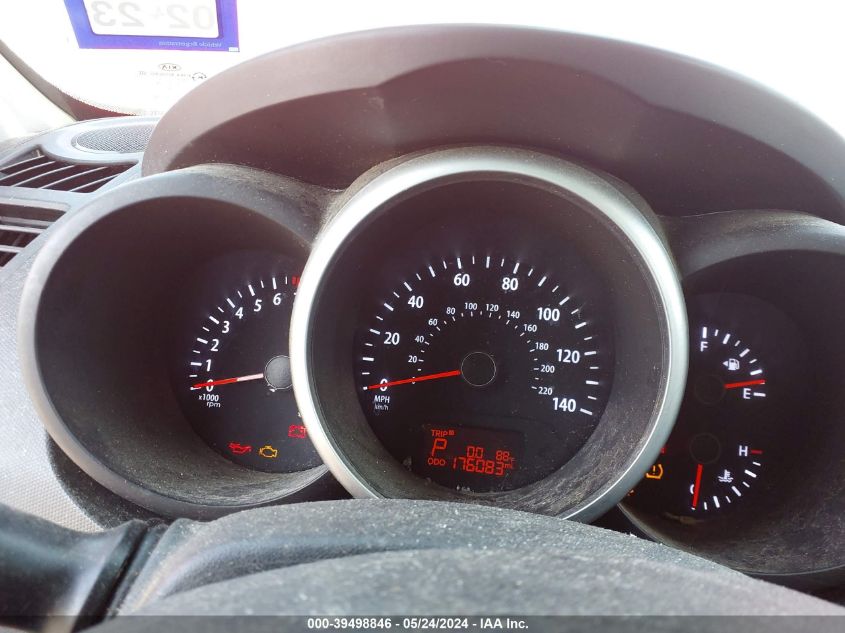 2013 Kia Soul + VIN: KNDJT2A69D7493815 Lot: 39498846