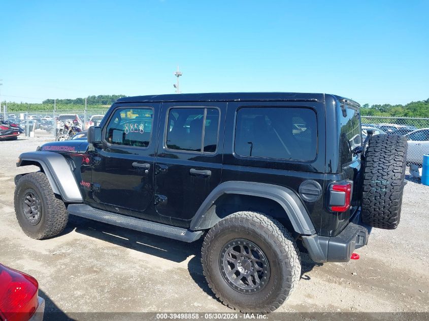 2022 Jeep Wrangler Unlimited Rubicon 4X4 VIN: 1C4HJXFN6NW248835 Lot: 39498858