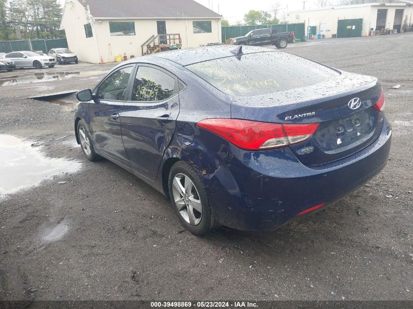 VIN 5NPDH4AEXDH371509 2013 Hyundai Elantra, Gls no.3