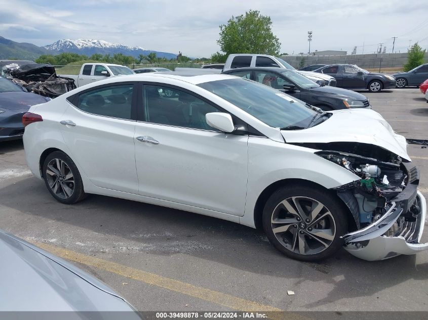 2014 Hyundai Elantra Limited VIN: 5NPDH4AEXEH527369 Lot: 39498878