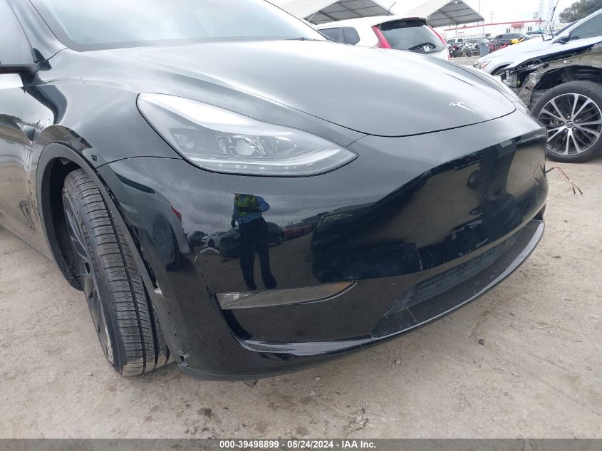 2023 Tesla Model Y Awd/Performance Dual Motor All-Wheel Drive VIN: 7SAYGDEF1PF800646 Lot: 39498899