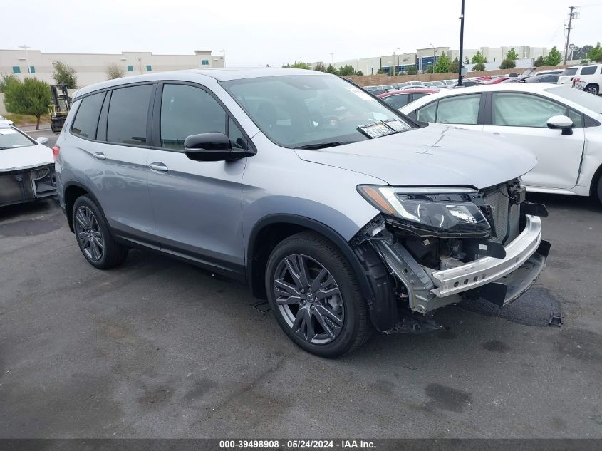 2021 Honda Passport 2Wd Ex-L VIN: 5FNYF7H57MB005679 Lot: 39498908