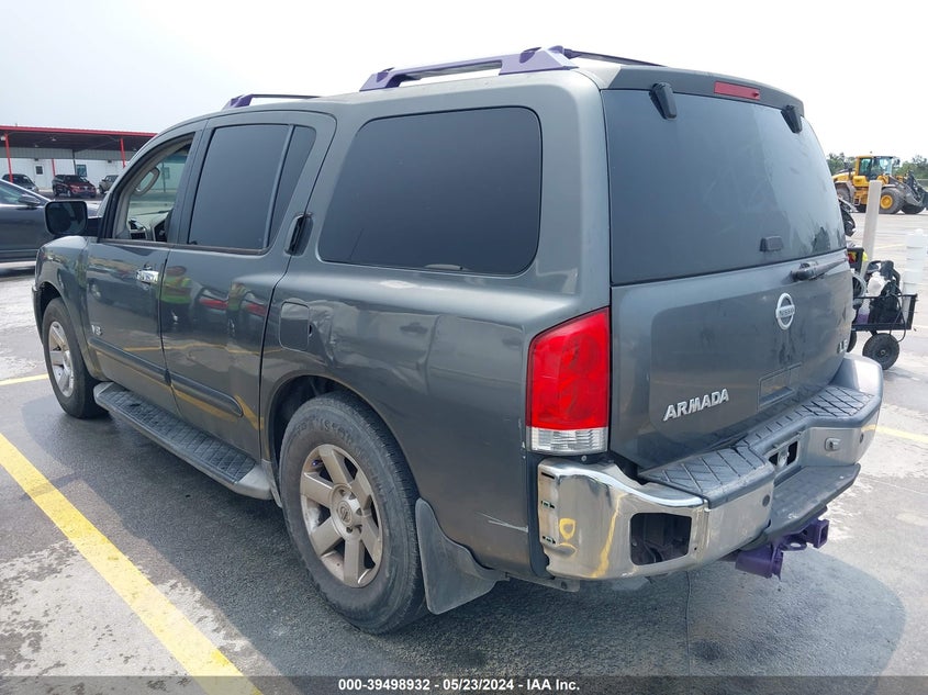 2005 Nissan Armada Le VIN: 5N1AA08A95N706307 Lot: 39498932