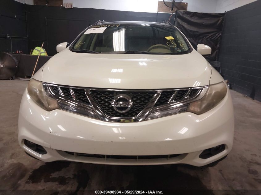 2011 Nissan Murano Le VIN: JN8AZ1MWXBW169204 Lot: 39498934