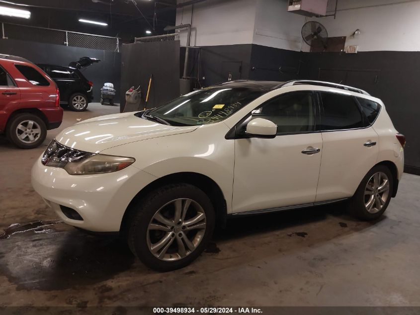 2011 Nissan Murano Le VIN: JN8AZ1MWXBW169204 Lot: 39498934