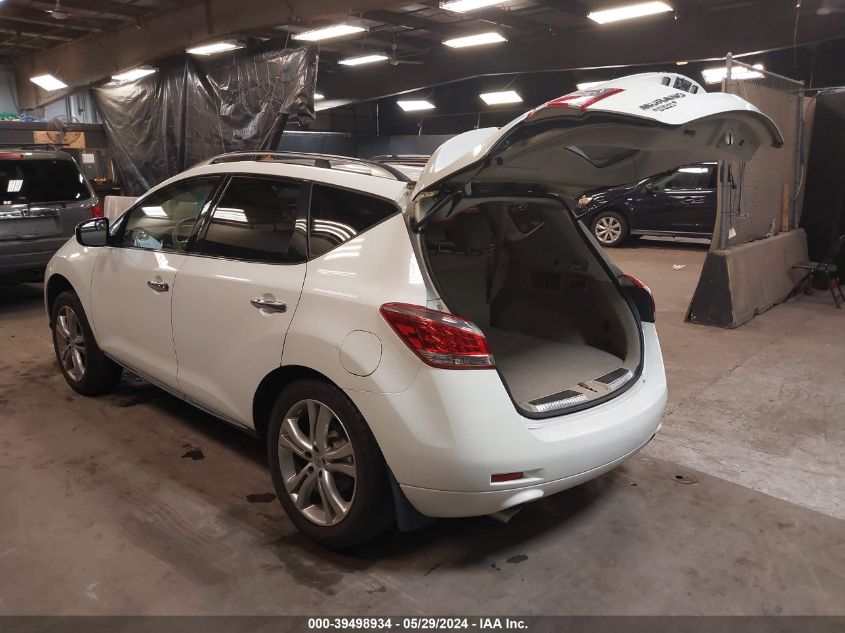 2011 Nissan Murano Le VIN: JN8AZ1MWXBW169204 Lot: 39498934