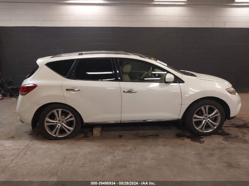 2011 Nissan Murano Le VIN: JN8AZ1MWXBW169204 Lot: 39498934