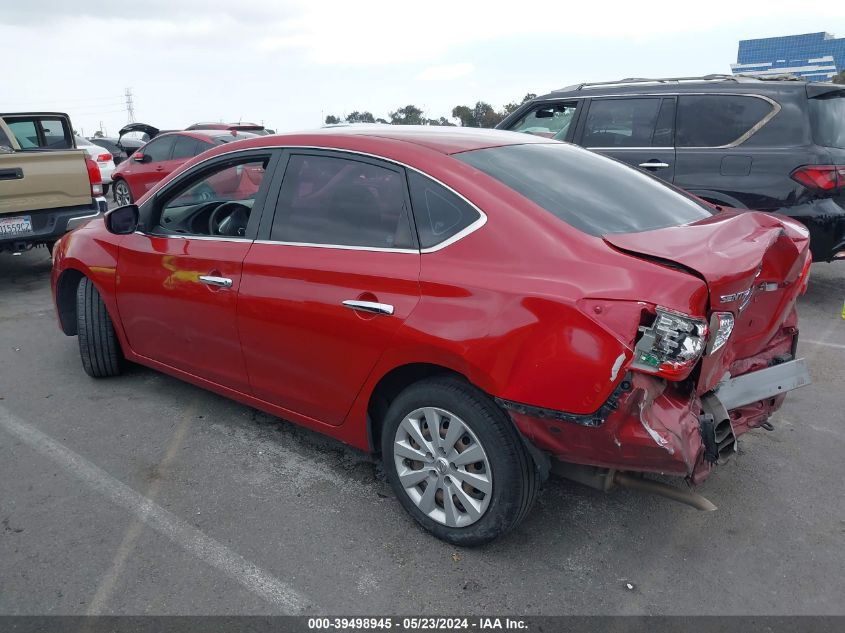 2013 Nissan Sentra S VIN: 3N1AB7AP5DL627582 Lot: 39498945