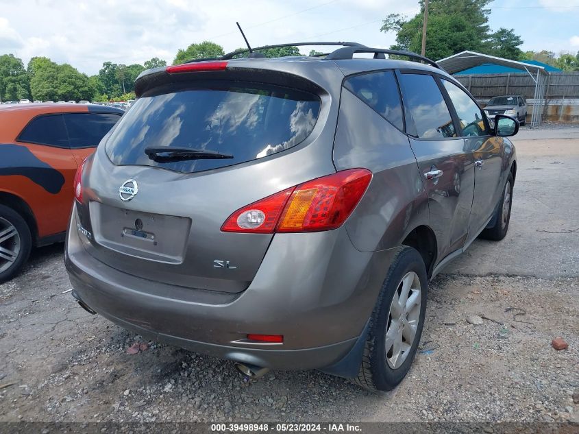 2009 Nissan Murano Sl VIN: JN8AZ18U69W000803 Lot: 39498948