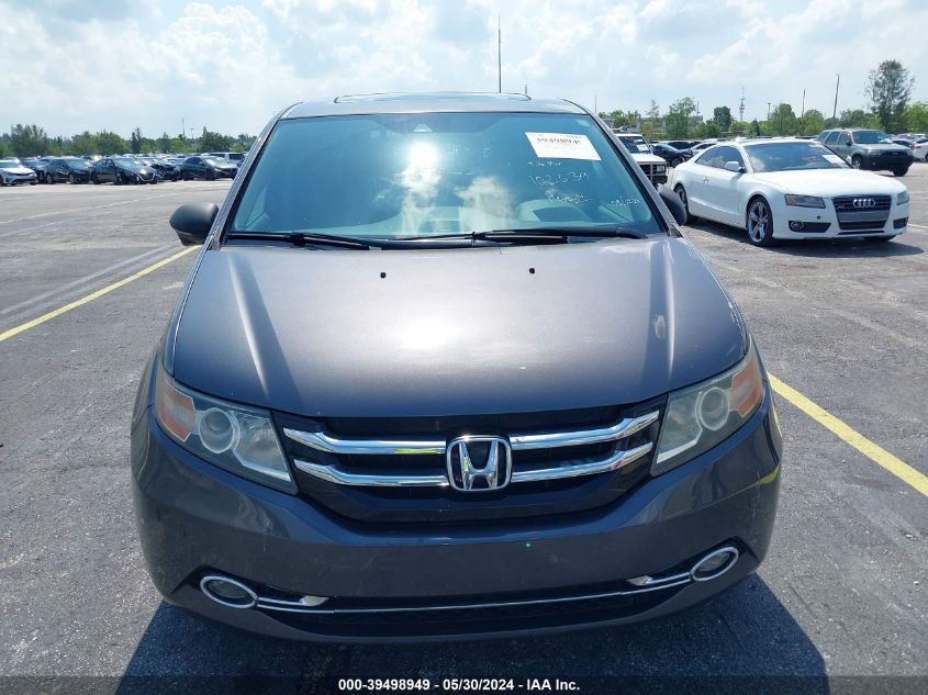 2014 Honda Odyssey Touring/Touring Elite VIN: 5FNRL5H91EB102639 Lot: 39498949