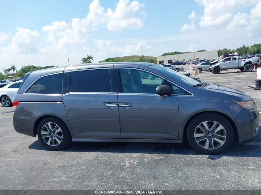 2014 Honda Odyssey Touring/Touring Elite VIN: 5FNRL5H91EB102639 Lot: 39498949