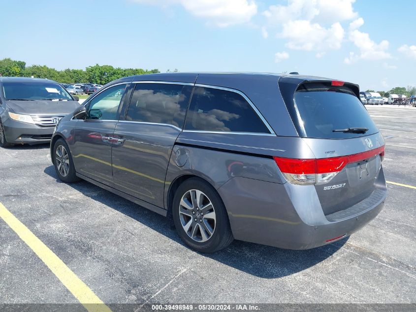 2014 Honda Odyssey Touring/Touring Elite VIN: 5FNRL5H91EB102639 Lot: 39498949