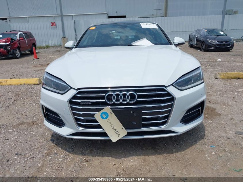 2018 Audi A5 2.0T Premium VIN: WAUBNCF5XJA004158 Lot: 39498965