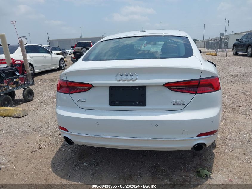 2018 Audi A5 2.0T Premium VIN: WAUBNCF5XJA004158 Lot: 39498965