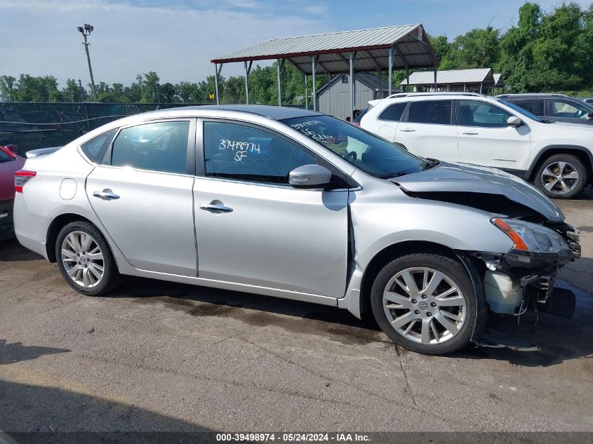 2013 Nissan Sentra Sl VIN: 3N1AB7AP0DL755468 Lot: 39498974