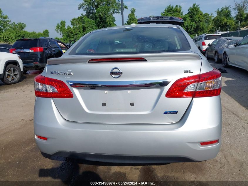 2013 Nissan Sentra Sl VIN: 3N1AB7AP0DL755468 Lot: 39498974