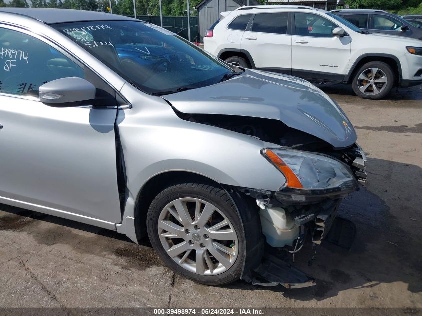 2013 Nissan Sentra Sl VIN: 3N1AB7AP0DL755468 Lot: 39498974