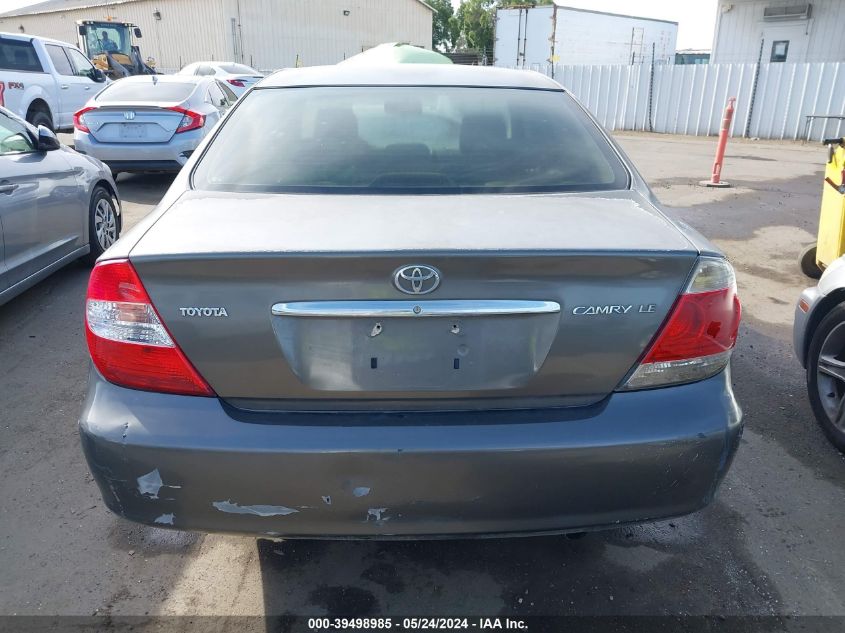 2005 Toyota Camry Le VIN: 4T1BE32K55U527425 Lot: 39498985