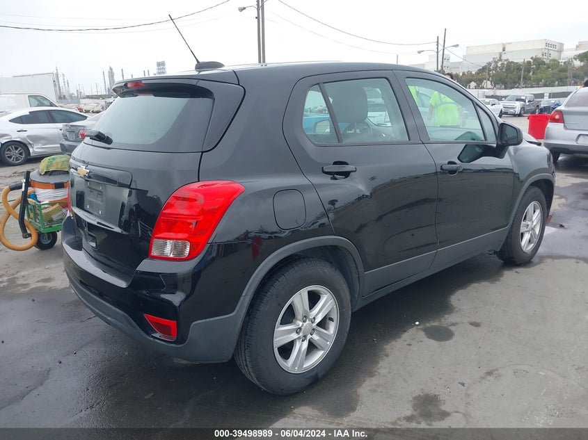 VIN 3GNCJKSB5LL122274 2020 CHEVROLET TRAX FWD LS
