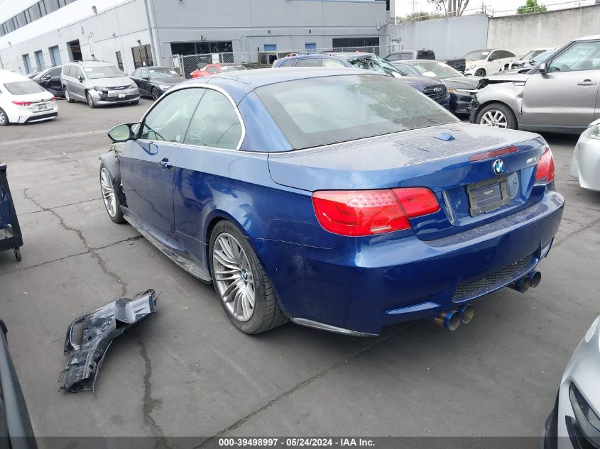 2012 BMW M3 VIN: WBSDX9C5XCE784938 Lot: 39498997